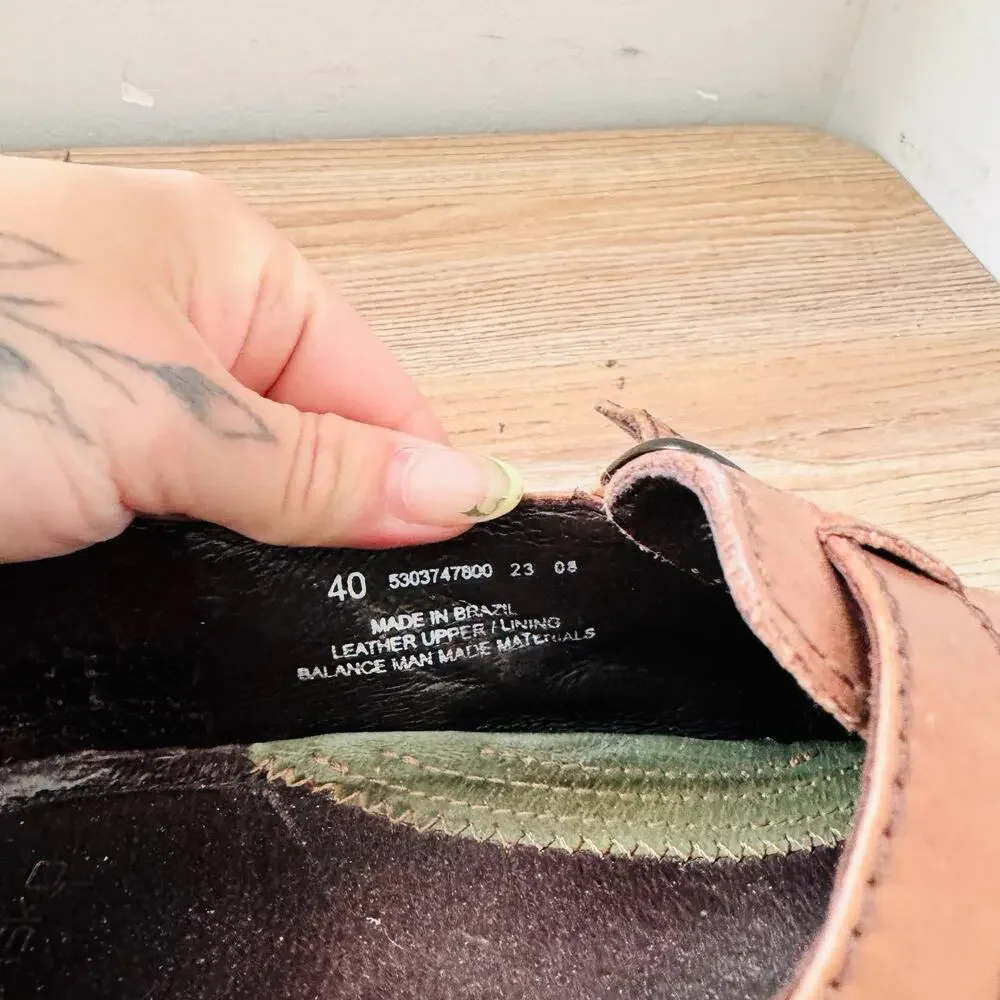 Dansko Tan Leather Slip On Shoes Women’s Size 9.5